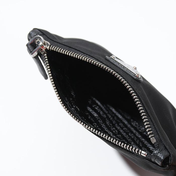 PRADA プラダ ポーチ ナイロン ZIP 小物入れ ブラック メンズ PRADA プラダ ポーチ ナイロン ZIP 小物入れ ブラック メンズ
