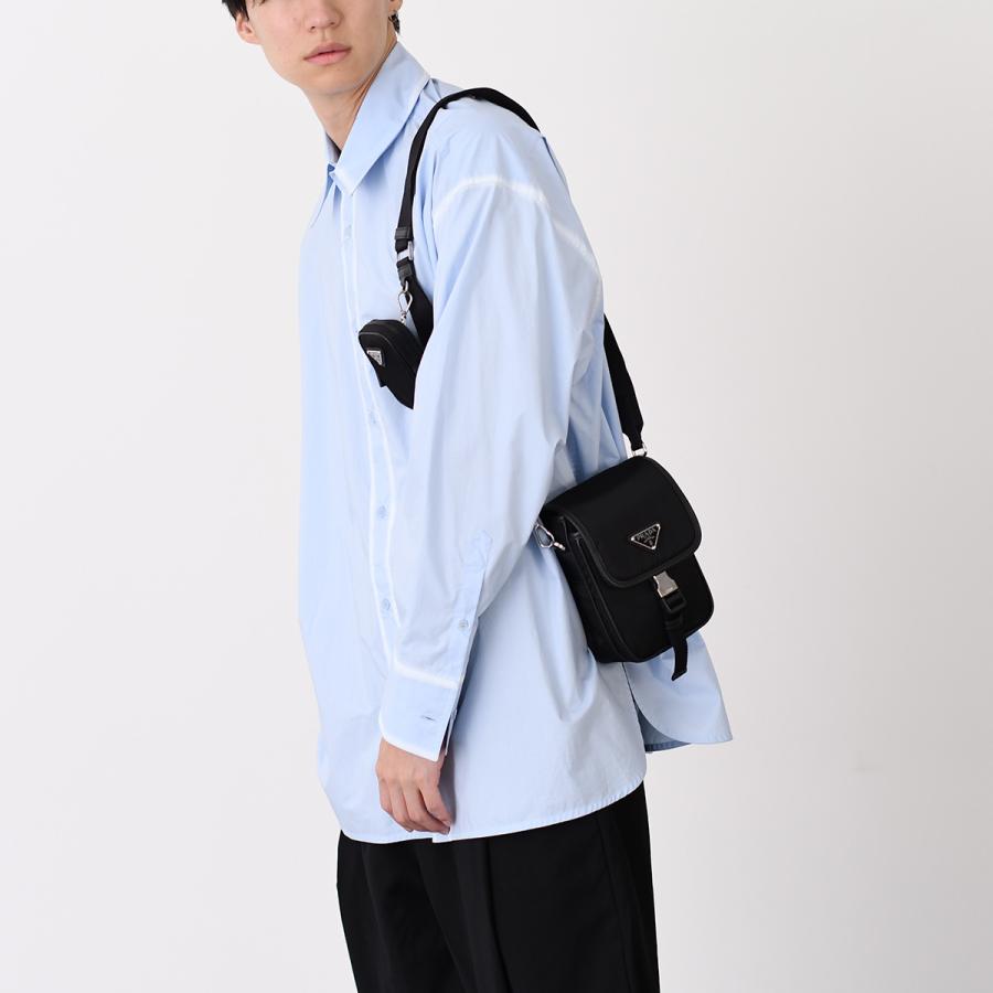 PRADA プラダ　ボストンバッグ　バック　ナイロン　レザー　ブラック　2way PRADA プラダ バッグ Re-Nylon×レザー ショルダーバッグ 2VD043