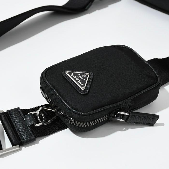 PRADA プラダ　ボストンバッグ　バック　ナイロン　レザー　ブラック　2way PRADA プラダ バッグ Re-Nylon×レザー ショルダーバッグ 2VD043