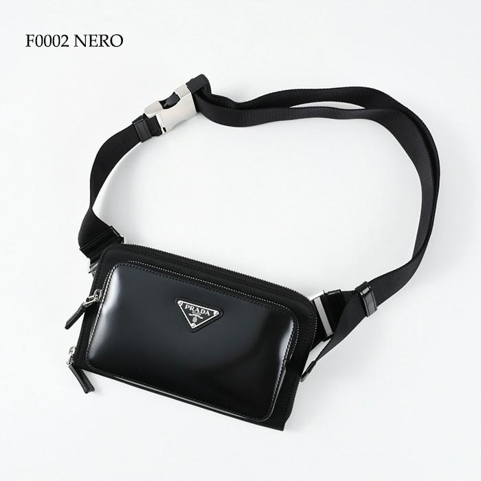 PRADA プラダ ショルダーバッグ Ry-Nylon xブラッシュドレザー PRADA プラダ ショルダーバッグ Ry-Nylon xブラッシュドレザー