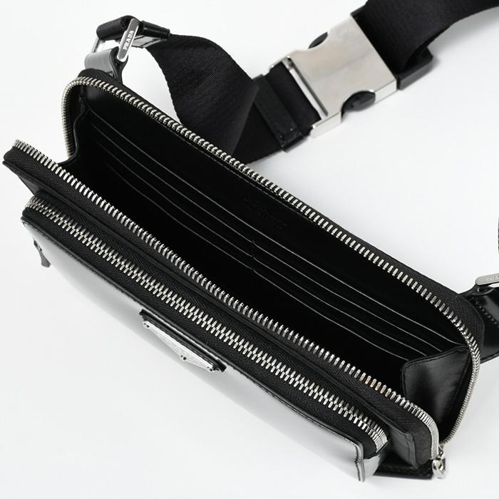 PRADA（プラダ） ショルダーバッグ Ry-Nylon xブラッシュドレザー