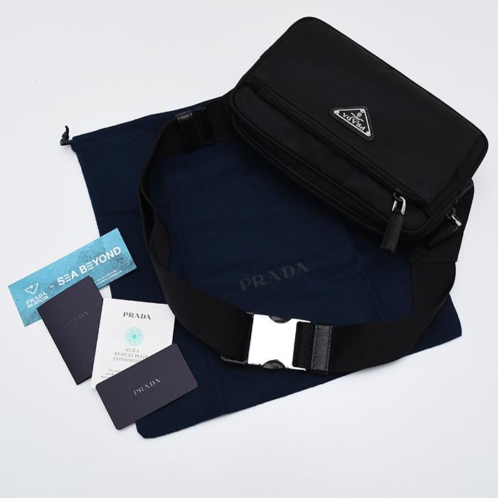 PRADA（プラダ） 【ラスト1点】PRADA ベルトバッグ Re-Nylon SAFFIANO