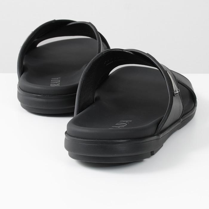 PRADA プラダ サンダル レザー クリスクロス スライドサンダル PRADA プラダ サンダル レザー クリスクロス スライドサンダル