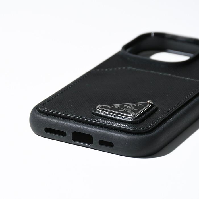 PRADA プラダ iPhoneケース サフィアーノ レザー 14Pro用カバー 2ZH163