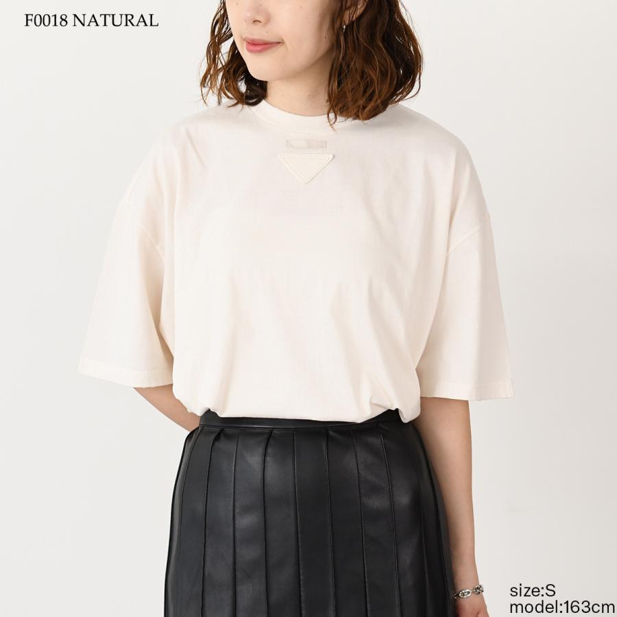 PRADA プラダ トップス ジャージー Tシャツ 3558A 12ZB PRADA プラダ トップス ジャージー Tシャツ 3558A 12ZB