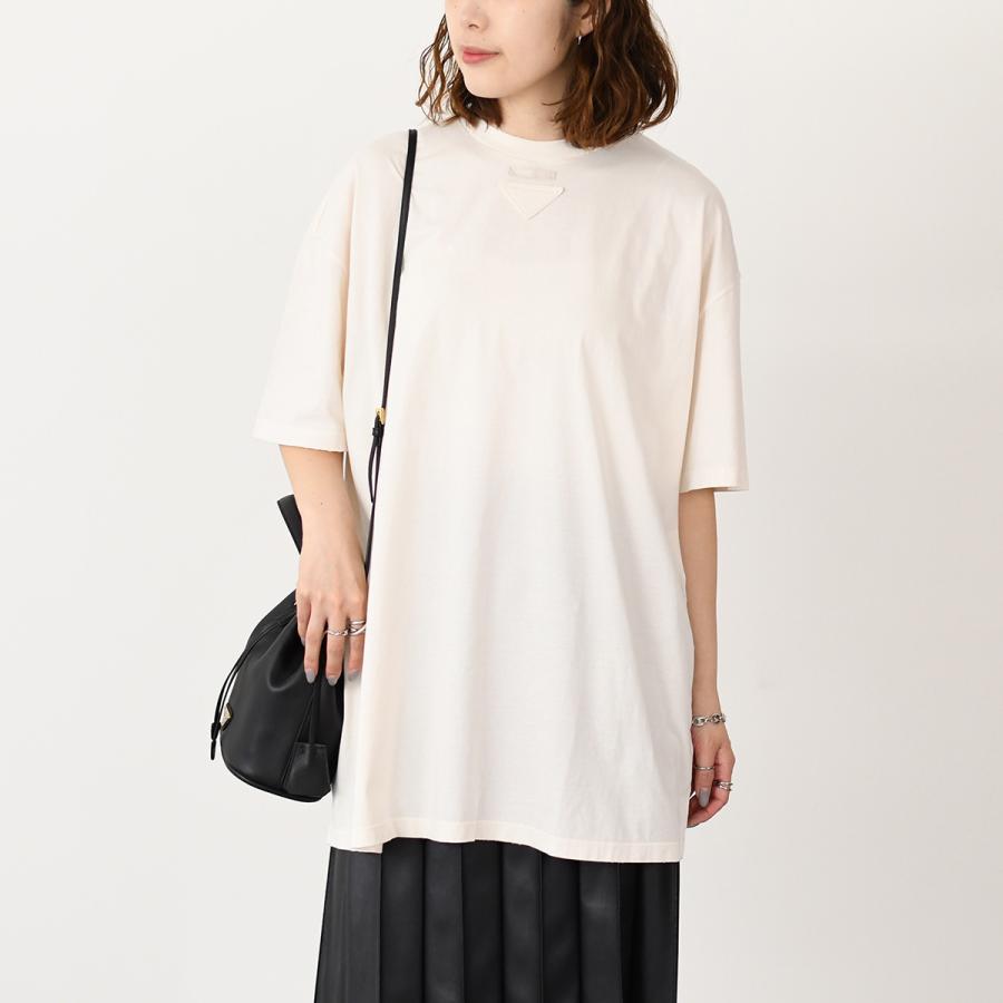 PRADA プラダ トップス ジャージー Tシャツ 3558A 12ZB PRADA プラダ トップス ジャージー Tシャツ 3558A 12ZB