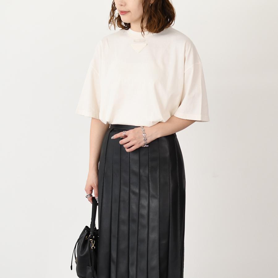 PRADA プラダ トップス ジャージー Tシャツ 3558A 12ZB PRADA プラダ トップス ジャージー Tシャツ 3558A 12ZB