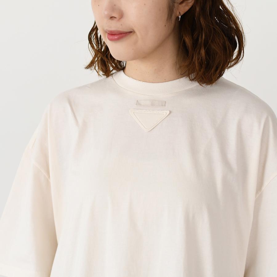 PRADA プラダ トップス ジャージー Tシャツ 3558A 12ZB PRADA プラダ トップス ジャージー Tシャツ 3558A 12ZB