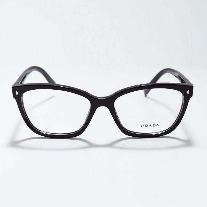 PRADA｜PR15WV 1AB1O1 プラダ正規品 メガネ ビジネス＆普段使い PRADA プラダ スクエア メガネ PR 15ZV レディース ユニセックス