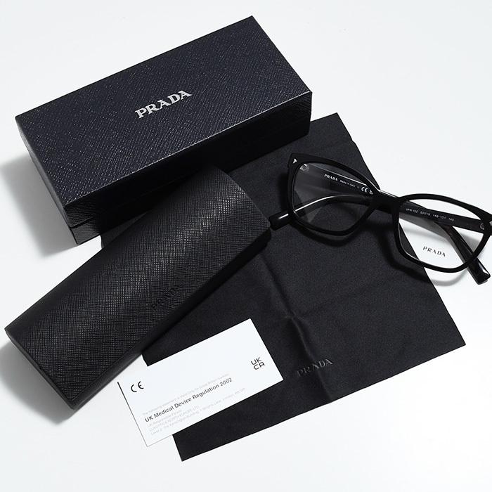 PRADA（プラダ） スクエア メガネ PR 15ZV メンズ ユニセックス 眼鏡
