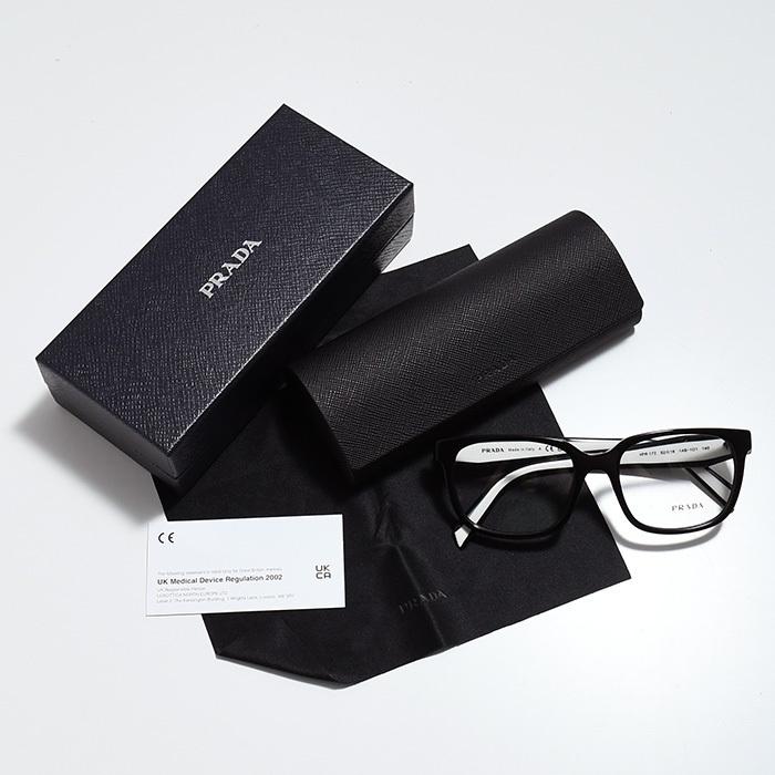 PRADA（プラダ） ロゴ メガネ PR 17ZV レディース ユニセックス