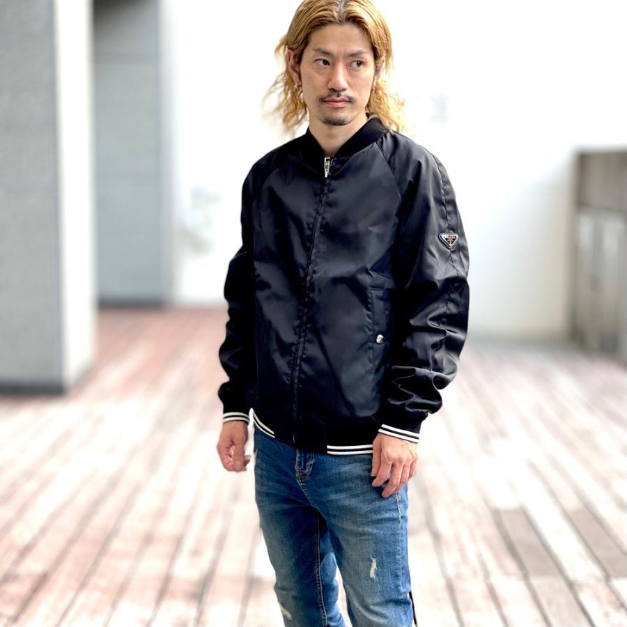 PRADA プラダ ビックロゴブルゾン アウトレット超安い メンズ