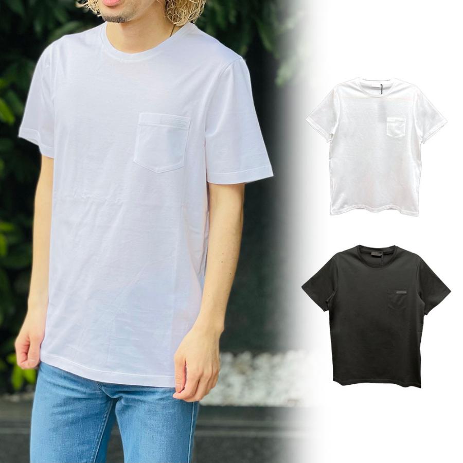 プラダ Prada Uネック Tシャツ ロゴt Nero ブラック 黒 Bianco ホワイト 白 コットン ユニセックス クルーネック メンズ 半袖 トップス Ujn006 Pr Ujn006 セレクトショップ Felice Yahoo 店 通販 Yahoo ショッピング