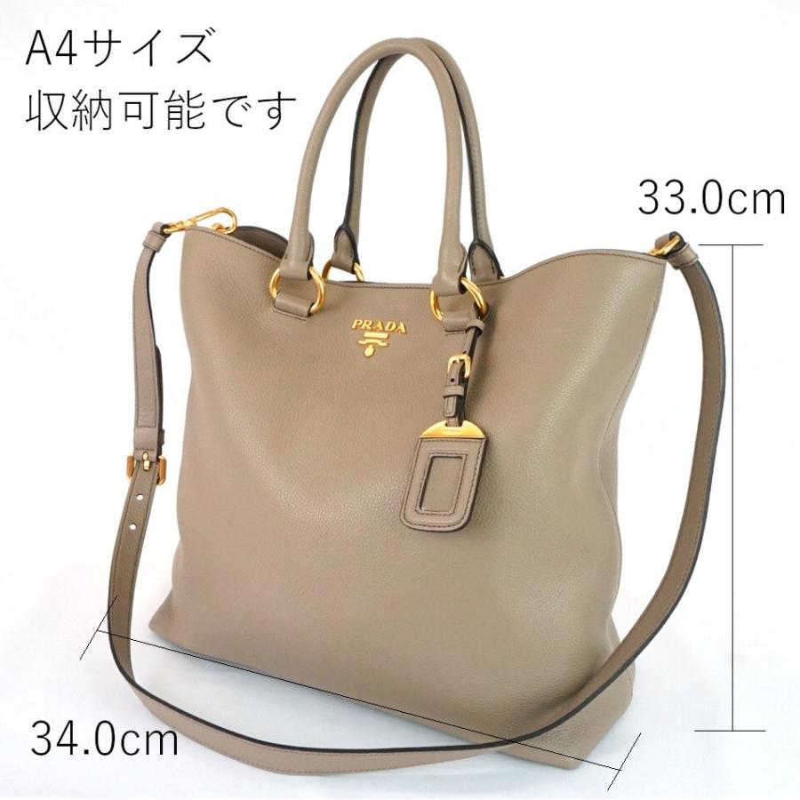 プラダ Prada トート Bag 1bg865 2way バッグ Vitello Phenix Nero ブラック Argilla グレージュ Marmo グレー 収納 ショルダーベルト付属 Prada 1bg865 セレクトショップ Felice Yahoo 店 通販 Yahoo ショッピング