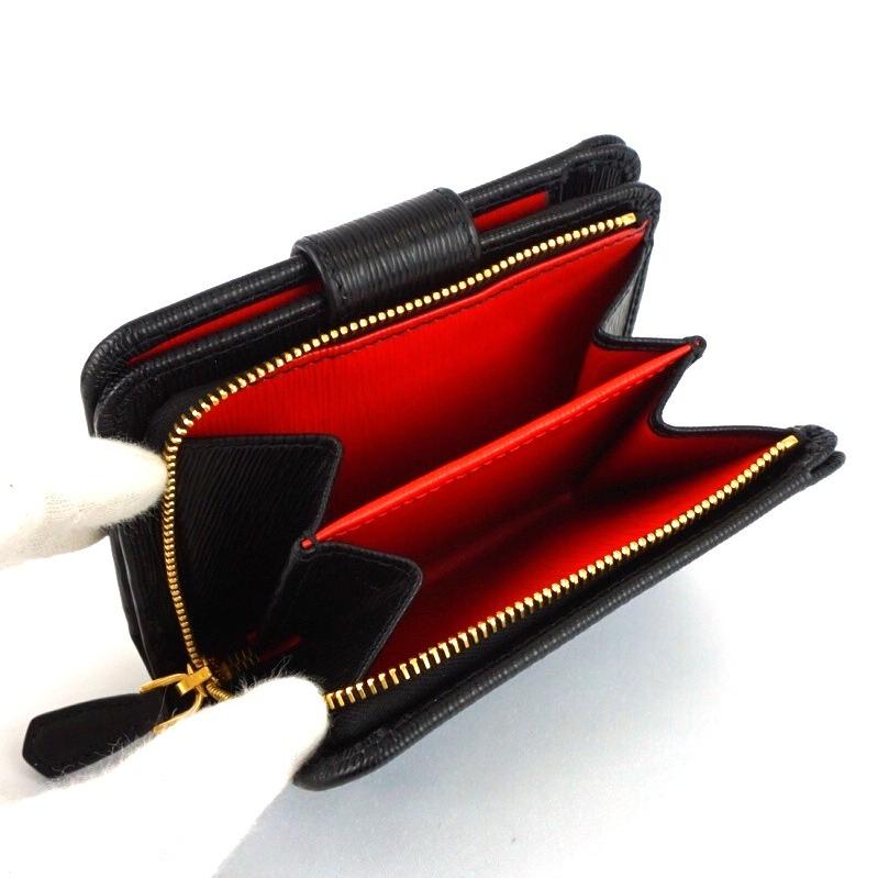 新品箱付き PRADA 三つ折り財布 バイカラー 販売再開予定 www.esn