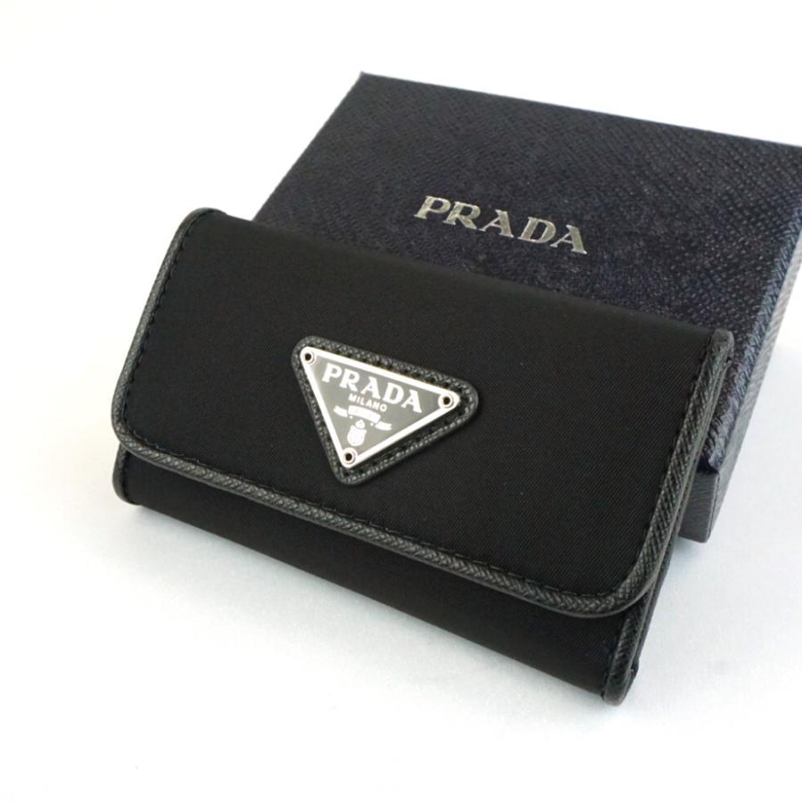 PRADA プラダ 6連キーケース TESSUTO 1PG222 NERO ブラック ナイロン 三角ロゴ SAFFIANO ギフト  :prada-1PG222t:セレクトショップ FELICE Yahoo!店 - 通販 - Yahoo!ショッピング