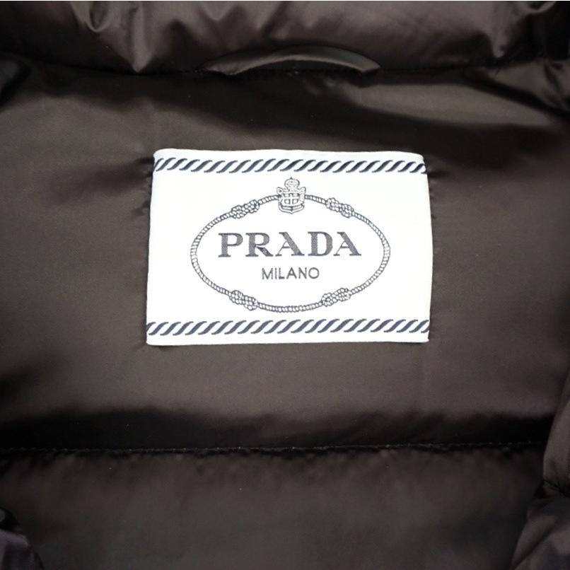 全品p5倍 プラダ Prada ダウンジャケット コート フード付き ロング レディース Nero ブラック 黒 Bleu ネイビー 紺 アウター Prada 29z660 セレクトショップ Felice Yahoo 店 通販 Yahoo ショッピング