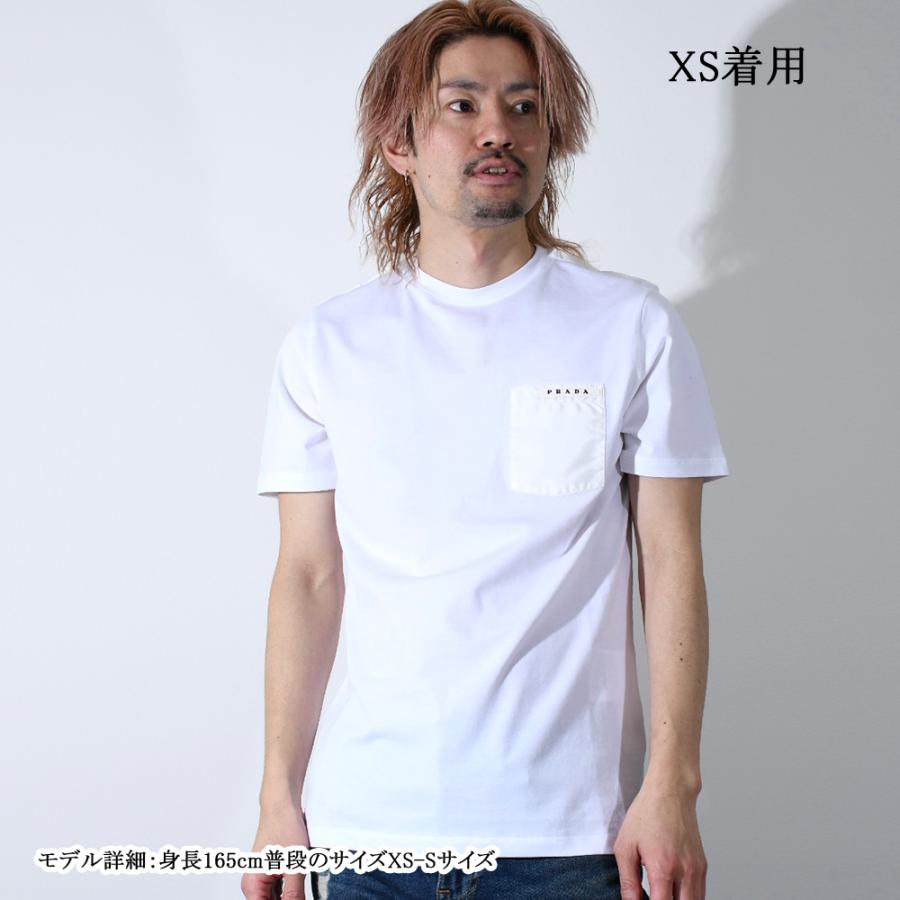プラダ Prada Uネック Tシャツ ロゴt Nero ブラック 黒 Bianco ホワイト 白 コットン ユニセックス クルーネック メンズ トップス ポケット Sjn250 Prada Sjn250m セレクトショップ Felice Yahoo 店 通販 Yahoo ショッピング