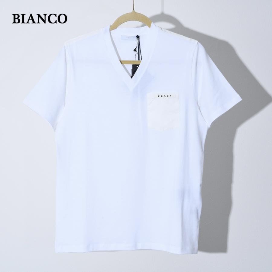 プラダ Prada Vネック Tシャツnero ブラック 黒 Bianco ホワイト 白 ロゴt コットン ギフト プレゼント ユニセックス メンズ トップス Sjn251 Prada Sjn251m セレクトショップ Felice Yahoo 店 通販 Yahoo ショッピング