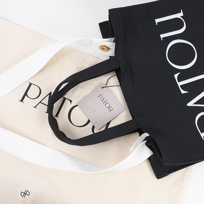 PATOU パトゥ バッグ コットンキャンバス パトゥトート ラージ PATOU パトゥ バッグ コットンキャンバス パトゥトート ラージ
