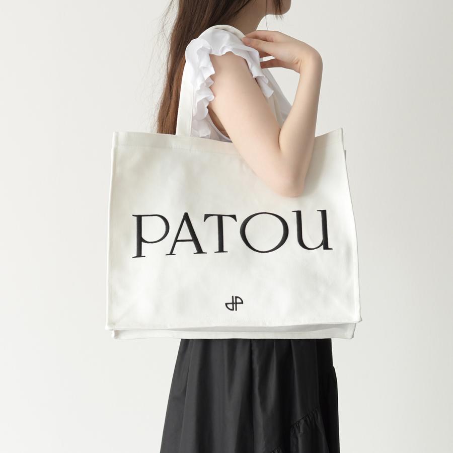 PATOU パトゥ トートバッグ AC0450076 PATOU パトゥ バッグ コットンキャンバス パトゥトート ラージ