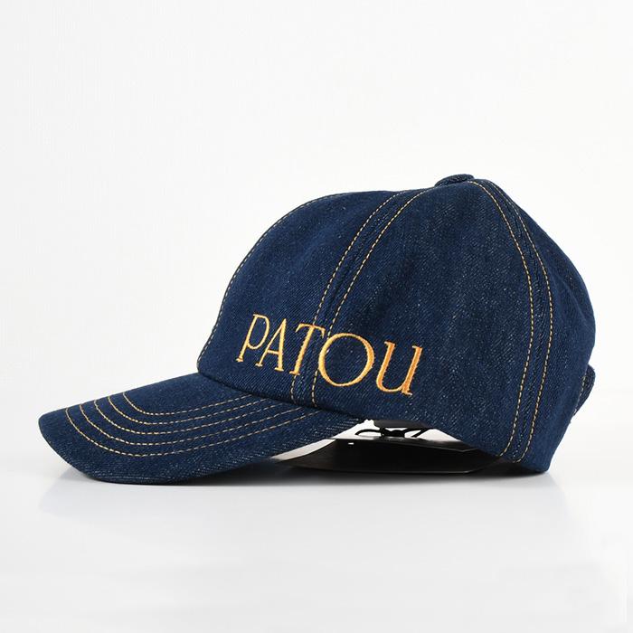 最安値PATOU(パトゥー) ユニセックスMサイズロゴ刺繍キャップ ブラック 最安値PATOU(パトゥー) ユニセックスMサイズロゴ刺繍キャップ