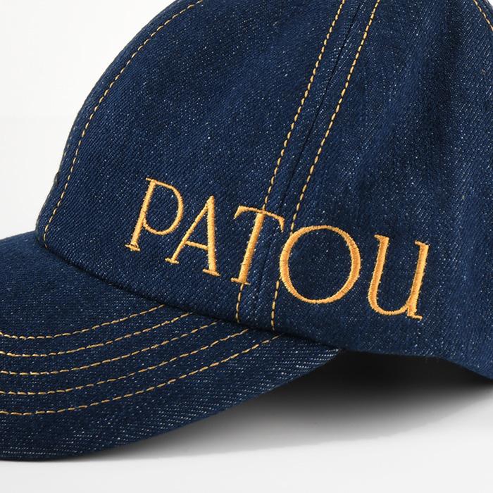 最終値下げ！新品未使用！Patou ロゴデニムキャップ PATOU パトゥ 帽子 キャップ オーガニックコットンデニム製