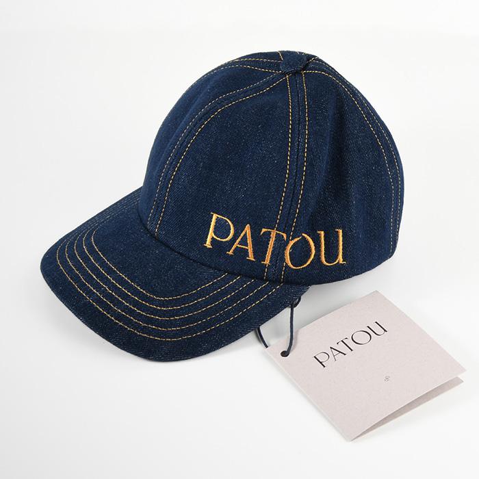 最終値下げ！新品未使用！Patou ロゴデニムキャップ PATOU パトゥ 帽子 キャップ オーガニックコットンデニム製