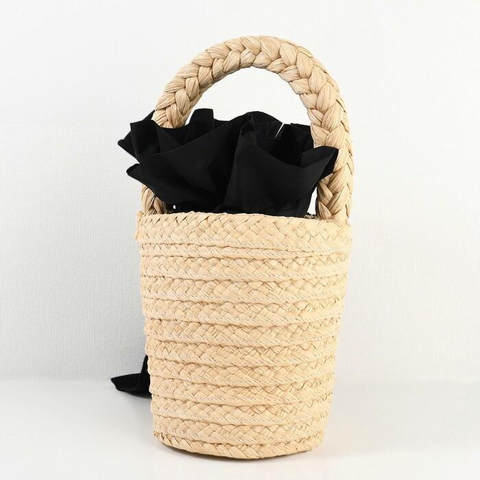 PATOU（パトゥ） バッグ ハンドバッグ かごバッグ ラフィア アイ