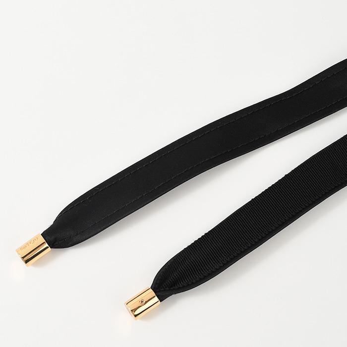 PATOU パトゥ　ブラック イブニングポーチ 楽天市場】PATOU パトゥ AC0740171 リサイクルサテン イブニング