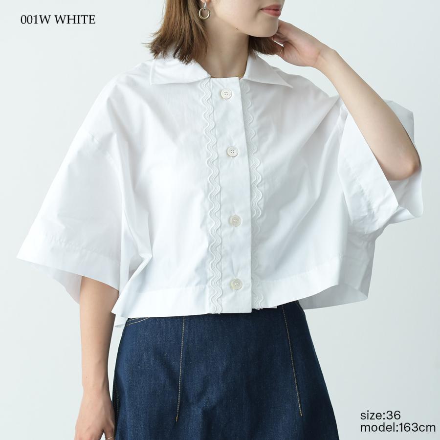 PATOU パトゥ シャツ トップス サステナブルコットン製ウェーブ 