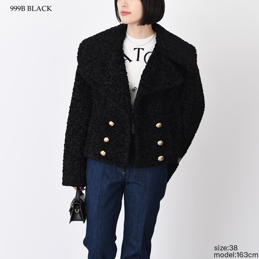 PATOU（パトゥ） アウター リサイクルフェイクファー クロップド