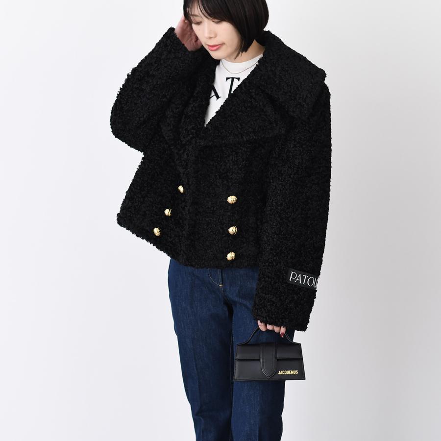 PATOU（パトゥ） アウター リサイクルフェイクファー クロップド