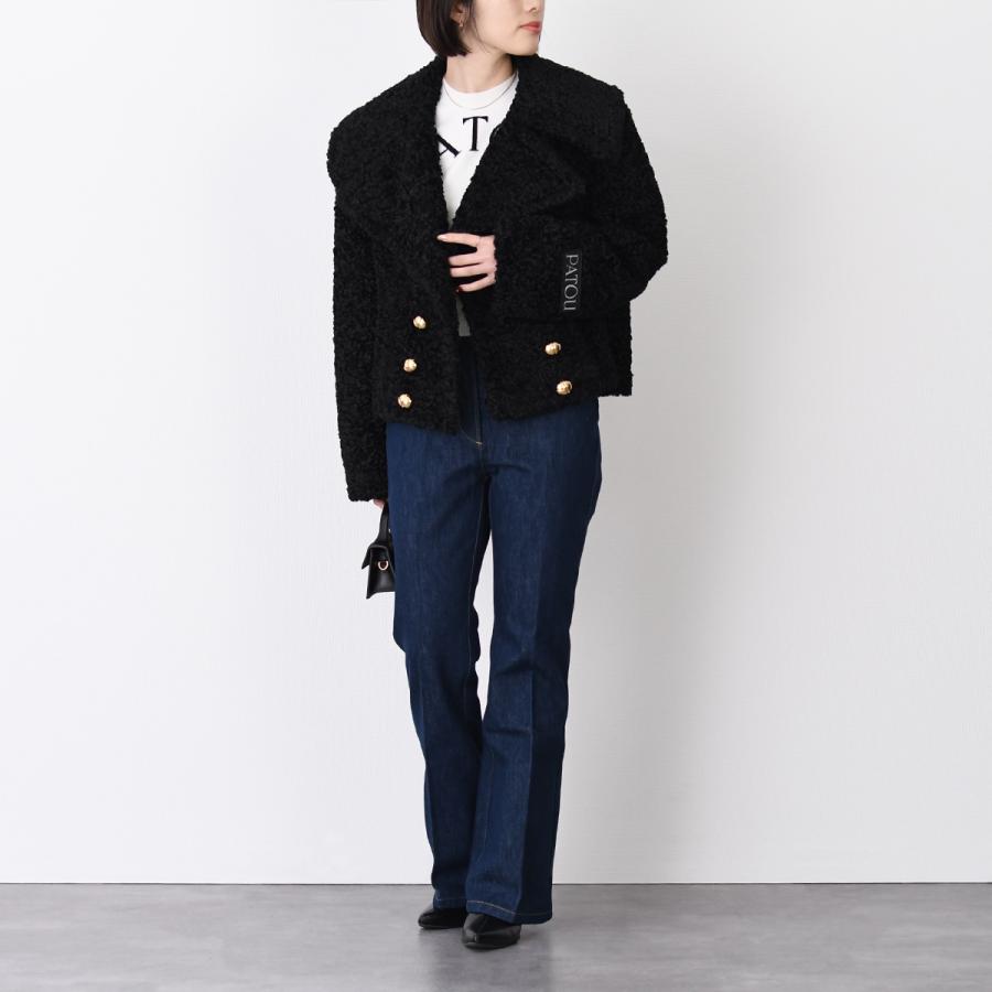 PATOU（パトゥ） アウター リサイクルフェイクファー クロップド