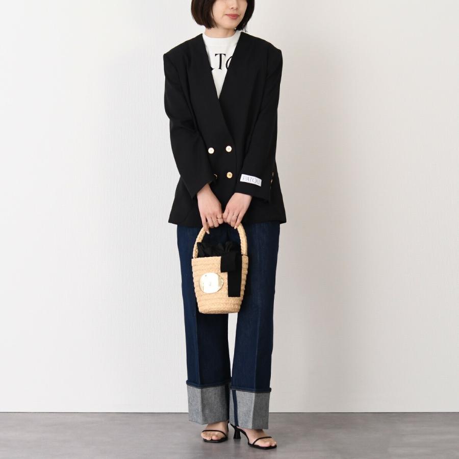美品　PATOU パトゥ　ICONIC ダブルブレストジャケット　ネイビー　34 PATOU（パトゥ） アウター ジャケット ウールダブルジャケット テック