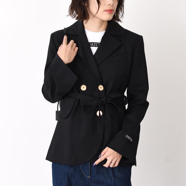 PATOU（パトゥ） ジャケット サステナブルテクニカル ウール ベルト