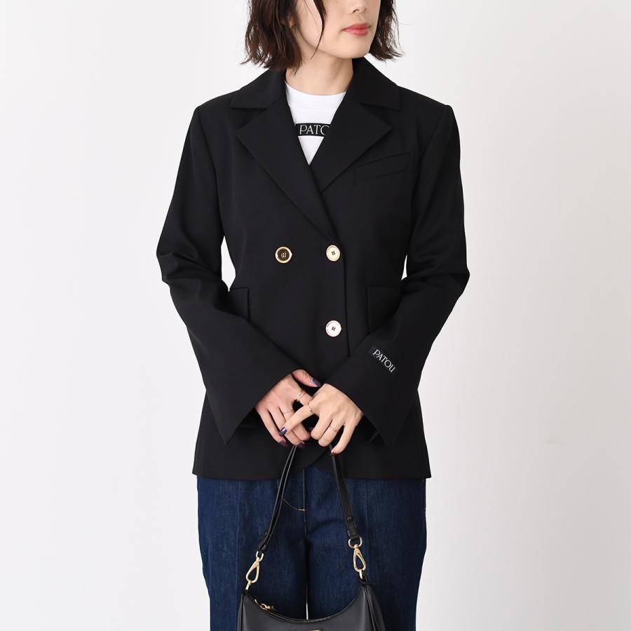 PATOU（パトゥ） ジャケット サステナブルテクニカル ウール ベルト