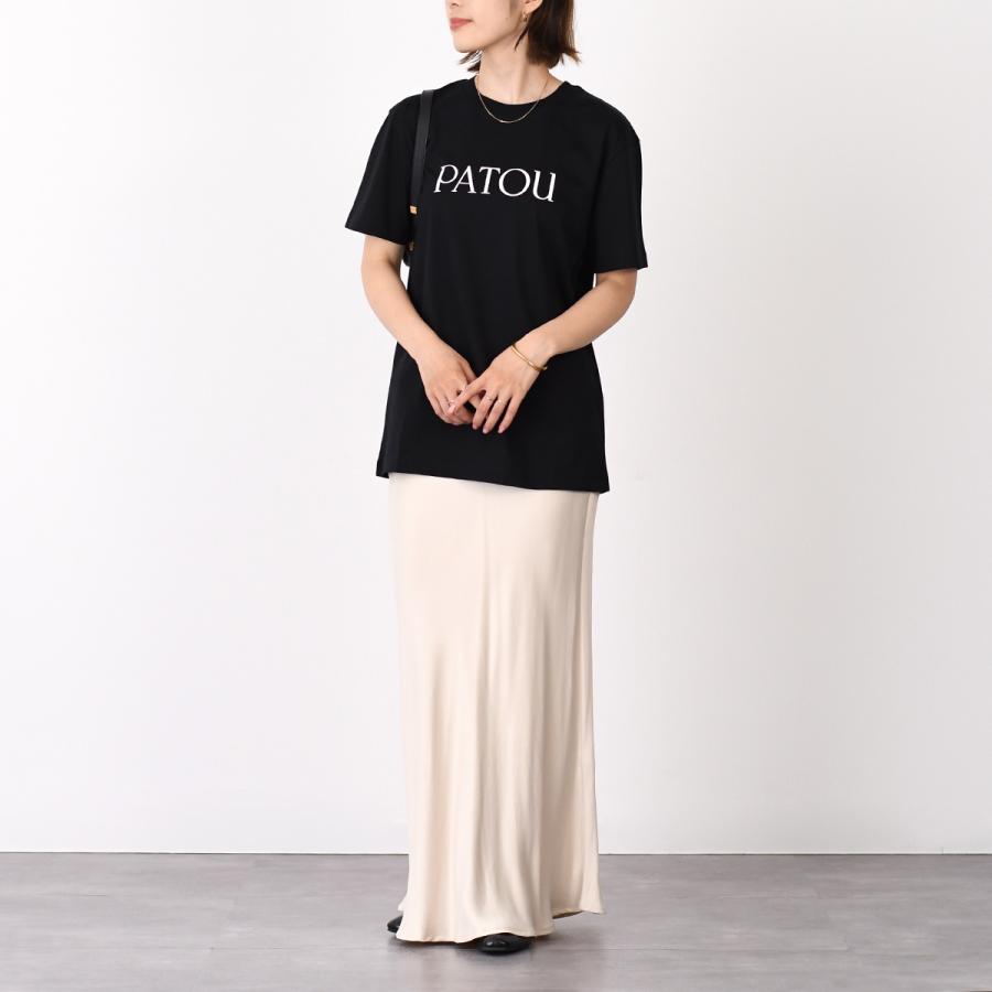 新品タグ付き! PATOU ロゴ スウェット 正規品 ブラック 入手困難 希少 WOMENS ソフトタッチロゴスウェット ブラック/072342052