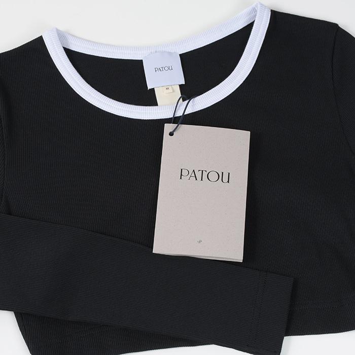 PATOU パトゥ カットソー JE107 9978 オープンバック クロップド