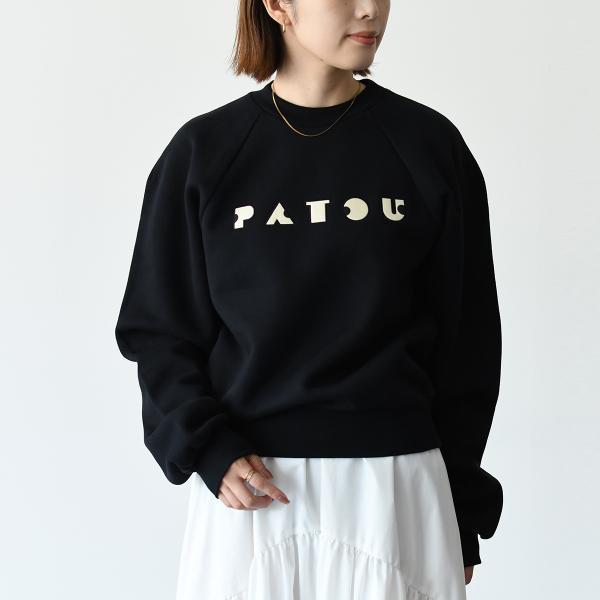 最終価格 PATOU パトゥ スウェット 新品未使用 タグ付き PATOU（パトゥ） トレーナー オーガニックコットン エンブロイダリー