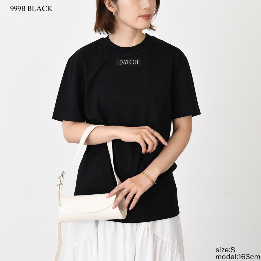 PATOU パトゥ ロゴプリント Tシャツ 半袖　ホワイト サイズ XS Patou パトゥ Logo T-Shirts Tシャツ 半袖 カットソー ロゴT クルー