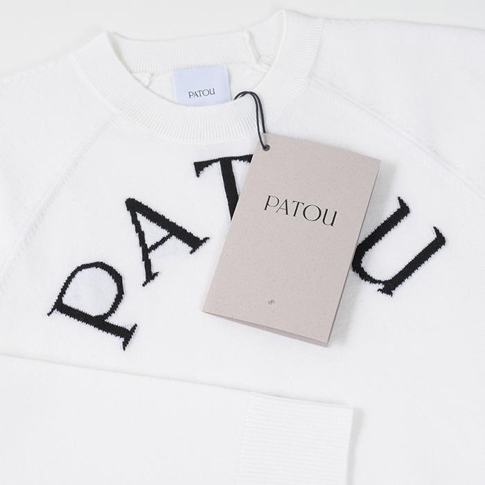 patou パトゥ トレーナー スウェット ロゴ 黒 ブラック パーカー