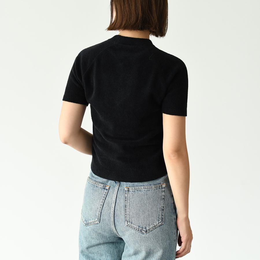 PATOU パトゥ ニット トップス 半袖ニット コットン ジャカード PATOU パトゥ ニット トップス 半袖ニット コットン ジャカード