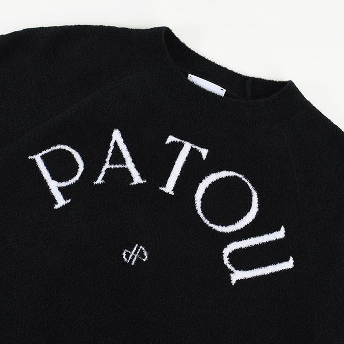 PATOU パトゥ ニット トップス 半袖ニット コットン ジャカード PATOU パトゥ ニット トップス 半袖ニット コットン ジャカード