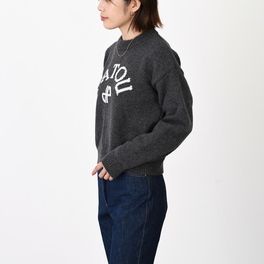 PATOU パトゥ ニット セーター ウール＆カシミア パトゥロゴ＆JP