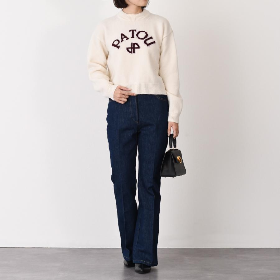 PATOU（パトゥ） ニット ウール＆カシミア パトゥロゴ＆JPモノグラム