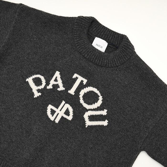 PATOU パトゥ ニット セーター ウール＆カシミア パトゥロゴ＆JP