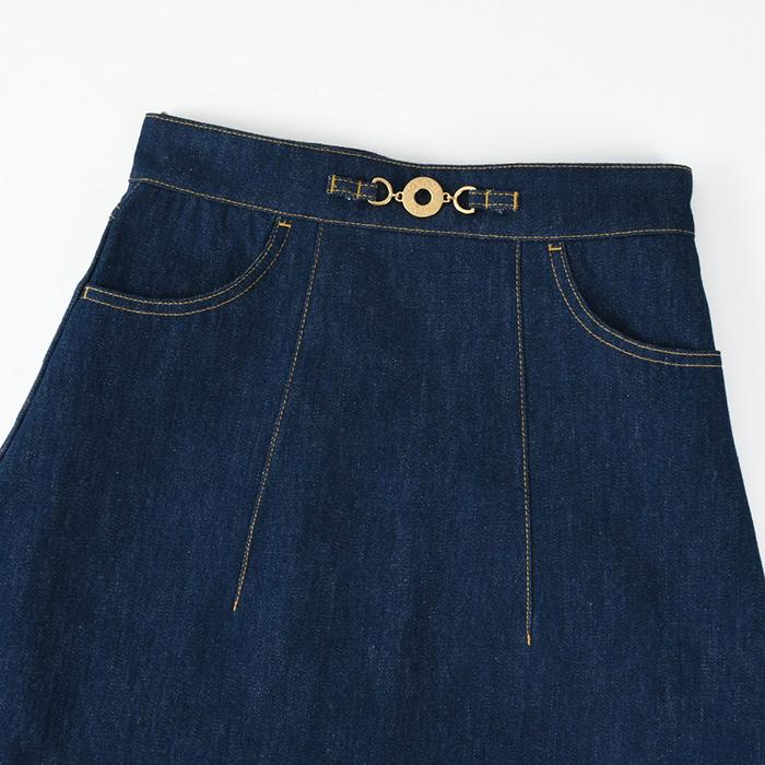 PATOU パトゥ ミニスカート オーガニックデニム SK042 0008