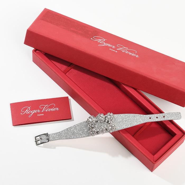 Roger Vivier ロジェ ヴィヴィエ ブレスレット フラワーストラス