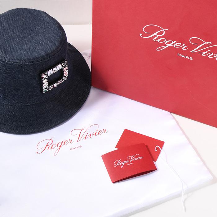 本日限定値下げ！新品未使用！ROGER VIVIER ラフィア ハット ROGER VIVIER - 本日限定値下げ！新品未使用！ROGER VIVIER